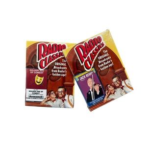 Radio Classics Original Broadcasts from Radio's Golden Age. Set of 2‎ Brand New!